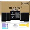BLESYS Batteria A1989 A1964 per MacBook Pro 13 Pollici (2018 2019) A1989 EMC 3214 EMC 3358 [11,41V 5086mAh]