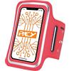 REY Fascia da Braccio Portacellulare per Smartphone 5.5 / 6.3 di Dimensioni, Colore Rosso