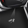 Audi - Luci di Ingresso LED Originali con Logo Ring Gecko
