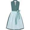 Heimatgwand Dirndl Linda Vestito per Occasioni Speciali, Nero, 48 Donna
