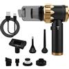 ALEENFOON Aspirabriciole Senza Fili,22000Pa Aspirapolvere Portatile,4 in 1 Mini Aspirapolvere Auto,Scarico Polvere Automatico a un Tocco, Motore Brushlessper Casa, Auto, Ufficio, Peli di Animali
