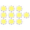 Tyenaza 10 Pezzi LED Chip, Diametro 20mm SMD Chip Lampadina Alluminio 9-11V, Striscia COB 3W Lampadina LED ad Alta Potenza (Bianco 6500K)