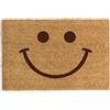Happenings Zerbino in cocco - Divertente tappetino grafico Smile :) - come regalo - Tappetino da casa (40 x 60 cm)