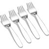 VANRA Set di 4 forchette da tavola per bambini in acciaio inox 18/8, di alta qualità, per casa e scuola (4 forchette, 14,8 cm)