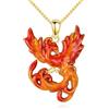 YAFEINI Collana in argento Sterling con ciondolo a forma di serpente, libellula, cane, gatto, ragno, fenice, sirena, stella marina, fenicottero, regalo di compleanno per donne, Misura unica, Argento