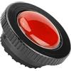 LUCKDANO Mini piastra a sgancio rapido rotonda in lega di alluminio per treppiede Manfrotto Compact Action (rossa) - Leggera, resistente e facile da usare