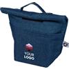 Borsa termica in denim riciclato 27x10x31 cm rolltop Mira personalizzate o neutre