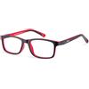 Nano Vista NANO OPTICAL GAFAS FANGAME 3 0_12-14 AÑOS C: BICOLOR NEGRO MATE/ROJO /50x15x133 Cura della persona e salute