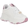 Guess Calebb, Scarpe da Ginnastica Donna, Bianco Rosa 147, 35 EU