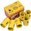 Starrett Sega a tazza bimetallica HSS, confezione da 6 pezzi, FCH0114-6, per sega a tazza extra cobalto a taglio rapido, per lamiere in acciaio dolce, legno, plastica, vari materiali, 32 mm