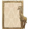 GIFTY GIFTY Cornice portafoto con giraffa, 10,2 x 15,2 cm, per esposizione verticale su tavolo, perfetta per decorazione della casa, matrimonio, laurea o qualsiasi foto pietra miliare (oro)