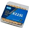 KMC Cadena KMC X11 SL Ti-N 118 ESLABONES 11V. Oro