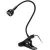 Fockety Lampada di polimerizzazione della colla UV, Lampade UV portatili flessibili a 360° USB 3W LED con lampada a collo d'oca e morsetto, Mini lampada da scrivania per unghie in gel, riparazione di telefoni