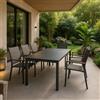 VACCHETTI TAVOLO ALLUMINIO MONTEREY ALLUNGABILE ANTRACITE CM150/210X89H75
