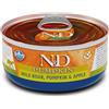 Farmina N&D Cat Pumpkin per Gatti da 70 gr Gusto Zucca Cinghiale e Mela