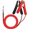 HuaLiSiJi Pinze Cavi Batteria 12V 24V Pinze e Cavi Batteria con Terminali di Collegamento Rapido 14AWG 30A, per La Ricarica della Batteria O Altri Dispositivi (1m)