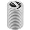 Tyenaza 50 Pezzi Inserto Filettato a Vite, Inserti Filettati in Acciaio Inossidabile Metrico M6 x 1.0 x 3D, Kit di Inserti Filettati di Riparazione Autofilettanti