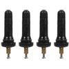Keenso 4 Steli valvola pneumatici a scatto, valvole a scatto pneumatici, di monitoraggio pressione pneumatici, valvola sensore TPMS