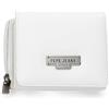 Pepe Jeans Margaret Portafoglio con Borsellino Bianco 10x8x3 cm Poliestere e PU di Joumma Bags