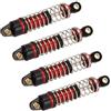VBESTLIFE 4 Pezzi Ammortizzatori RC per Auto in Lega di Alluminio - Sostituzione Ammortizzatori per Modelli RC 1/18, Componenti per Veicoli Radiocomandati, Accessori per Hobby Modellistici