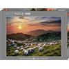 Heye Puzzle 1000 pièces : Moutons et volcans