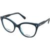 Polaroid PLD D585 PJP | Occhiali da Vista Graduati | Prova Online | Plastica | Cat Eye | Blu | Adrialenti