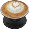 Caffè Amante del Cappuccino PopSockets PopGrip Intercambiabile