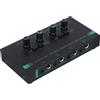 Headphone Amp Amplificatore audio stereo ad alta potenza collega fino a 46 cuffie contemporane