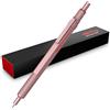 rOtring 600 portamine | mina HB 0,5 mm | corpo interamente in metallo | oro rosa | impugnatura zigrinata antiscivolo e corpo esagonale