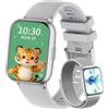 POKUJNFY Smartwatch Bambini per Bambino Bambina - 1.83 Fitness Contapassi Battito Cardiaco Sonno 100+ Sport Calorie Sveglia Giochi Impermeabile - Orologio Smartwatch Bambino Regali