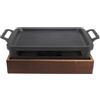 Fockety Griglia a Carbone, Griglia Portatile Leggera Senza Fumo, Griglia per Barbecue da Tavolo Fornello Ad Alcool Griglia per Interni con Vassoio Rimovibile da 10,6 X 7,9 Pollici, Base