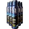 FA Deodorante spray da uomo Sport, confezione da 6 (6 x 150 ml)