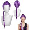 SilverChry Parrucca da Cacciatore SilverCherry, Parrucca Viola, per carnevale, Halloween e feste in maschera (Viola)