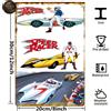 Targa Decorativa Metallo Speed Racer Mach 5 - Poster Arte Vintage Parete