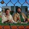 Targa Decorativa Metallo Spencer & Terence Hill - Poster Arte Vintage Parete