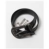 John Richmond Cintura Richmond X in pelle con borchie