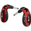 Xvive U2R Ricevitore Trasmettitore Digitale Sistema Wireless per Chitarra, Rosso