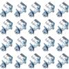 ywchoshe 20 Pz Morsetti per Tubi Flessibili, Morsetti per Tubo ad Iniezione di Carburante, Mini Fascette Stringitubo Clip in Acciaio Inossidabile per Fissaggio di Tubo Benzina - 12-14 mm