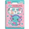 PON PON EDIZIONI I love axolotl. Puffy sticker. I love scrapbooks. Ediz. a colori. Ediz. a spirale. Con Adesivi