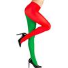 W WIDMANN MILANO Party Fashion - Collant a rete, 40 DEN, 2 colori, elfo, Natale, carnevale, festa a tema