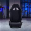 Dardoo Racing Seat Con Doppie Guide Di Bloccaggio Sedile Nero Per Regolabile