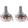 Musiclily 18mm B500K Potenziometro Split Shaft Linear Pots per Stratocaster Telecaster Chitarra Elettrica o Basso (2 Pezzi)