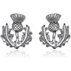 Alexander Castle Orecchini a forma di cardo, in argento sterling