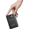 VEEKTOMX Power Bank 10000mAh 22,5W PD3.0 QC 3.0 Powerbank Mini USB C Caricabatteria Portatile Ricarica Rapida con Display a LED Compatibile con iPhone Huawei Xiaomi Tablets ecc. (Nero)