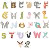 Sizzix Set di Fustelle Thinlits 26PK Animal Alphabet by Lisa Jones, 665486, Multicolor, One Size