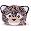 Trudi Cuscino Leopardo cuscini di peluche da arredo decorativi animali, regalo di compleanno | 32x38x9cm taglia M | Pillows | modello 28097