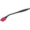 Westmark Spazzola per marinatura, manico extra lungo, con curvatura e testina rimovibile, silicone, nero/rosso, 15452270