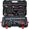 VEVOR Set di Chiavi a Bussola da 314 pezzi Chiavi a Cricchetto Attacco da 1/4 pollici 3/8 pollici 1/2 pollici, Set di Utensili Riparazioni Comuni Progetti Fai-da-te, Custodia Attrezzi per Meccanico
