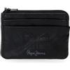 Pepe Jeans Denver Blu portafoglio con scomparto per carte 11x7x1. 5 cm pelle di Joumma Bags