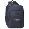 Pepe Jeans Durham Zaino per Laptop 15.6 inch Blu 30x42x14.5 cm Pelle Sintetica e Poliestere di Joumma Bags